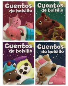 PACK CUENTOS DE BOLSILLO 4 UNIDADES