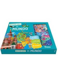 APRENDE SOBRE EL MUNDO LIBRO + TABLERO MAGNETICO CON IMANES