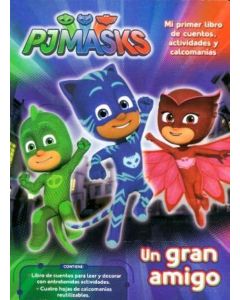 PJMASK UN GRAN AMIGO CON STICKERS