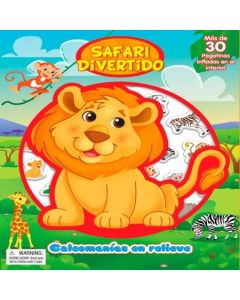 SAFARI DIVERTIDO CALCOMANIAS EN RELIEVE