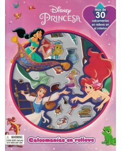 DISNEY PRINCESAS CALCOMANIAS EN RELIEVE