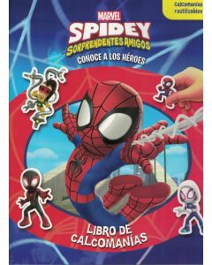 MARVEL SPIDEY Y SUS SORPRENDENTES AMIGOS LIBROS DE CALCOMANIAS