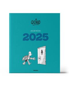 AGENDA QUINO 2025 ENCUADERNADA TURQUESA SEMANA A LA VISTA