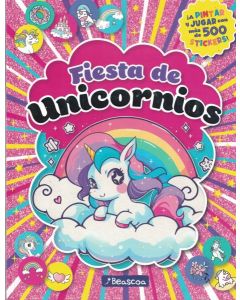 FIESTA DE UNICORNIOS A PINTAR Y JUGAR CON MAS MAS DE 500 STICKERS