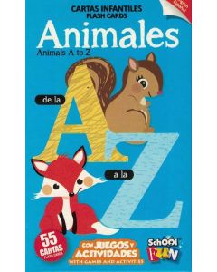 ANIMALES DE LA A A LA Z CARTAS INFANTILES CON JUEGOS Y ACTIVIDADES