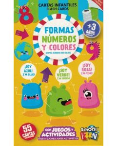 FORMAS NUMEROS Y COLORES CARTAS INFANTILES CON JUEGOSA Y ACTIVIDADES