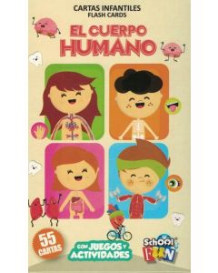 CUERPO HUMANO CARTAS INFANTILES CON JUEGOS Y ACTIVIDADES