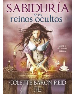 SABIDURIA DE LOS REINOS OCULTOS LIBRO Y 44 CARTAS ORACULO