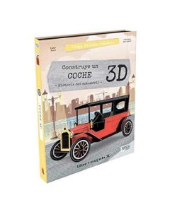 CONSTRUYE UN COCHE 3D HISTORIA DEL AUTOMOVIL LIBRO Y MAQUETA 3D