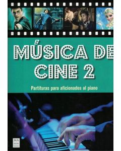 MUSICA DE CINE 2 PARTITURAS PARA AFICIONADOS AL PIANO CON ACORDES