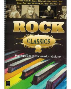 ROCK CLASSICS 2 PARTITURAS PARA AFICIONADOS AL PIANO