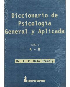 DICCIONARIO DE PSICOLOGIA GENERAL Y APLICADA  2 TOMOS