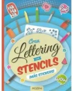 CREA LETTERING CON STENCILS MAS STICKERS