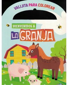 VALIJITA PARA COLOREAR BIENVENIDOS A LA GRANJA