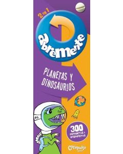 ABREMENTE 2 EN 1 PLANETAS Y DINOSAURIOS