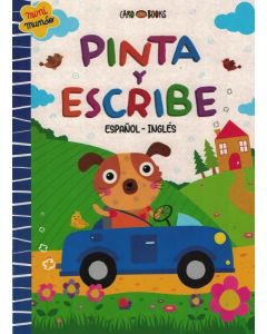 PINTA Y ESCRIBE ESPAÑOL INGLES PERRO