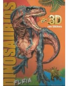 DINOSAURIOS 3D CON STICKERS Y ANTEOJOS FURIA