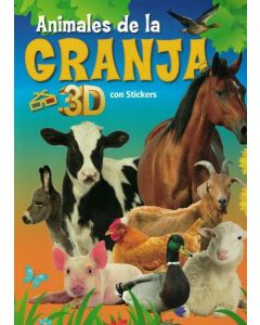 ANIMALES DE LA GRANJA 3D CON STICKERS