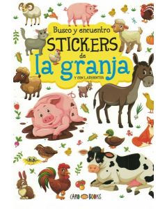 BUSCO Y ENCUENTRO STICKERS DE LA GRANJA