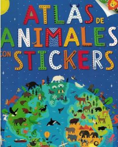 ATLAS DE ANIMALES CON STICKERS