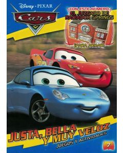 DISNEY PIXAR CARS JUSTA BELLA Y MUY VELOZ JUEGOS Y ACTIVIDADES 7