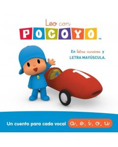 LEO CON POCOYO 1 UN CUENTO PARA CADA VOCAL EN LETRA CURSIVA Y LETRA MAYUSCULA