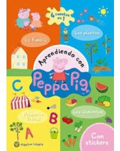 PEPPA PIG FAMILIA LAS PLANTAS LAS PRIMERAS LETRAS LOS ALIMENTOS ETC