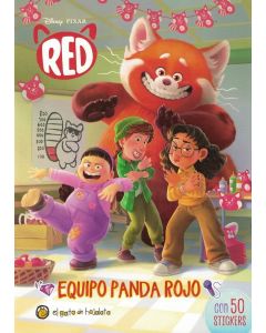 RED EQUIPO PANDA ROJO DISNEY CON 50 STICKERS