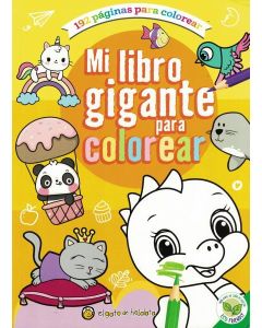 MI LIBRO GIGANTE PARA COLOREAR NARANJA