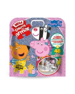 MEGA COLORES PARA ARMAR PEPPA PIG