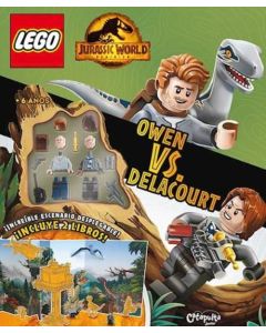 OWEN VS DELACOURT LEGO LANDSCAPE JURASSIC WORLD