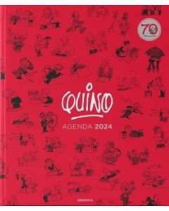 AGENDA 2024 QUINO ENCUADERNADA SEMANA A LA VISTA ROJA