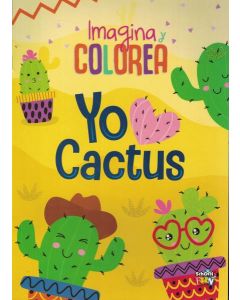 IMAGINA Y COLOREA YO CACTUS