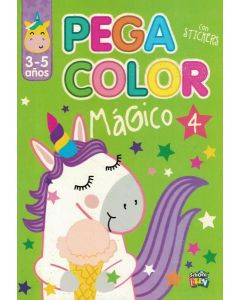 MAGICO 4 PEGA COLOR CON STICKERS