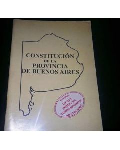 CONSTITUCION DE LA PROVINCIA DE BUENOS AIRES